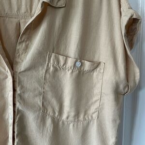 Carly Jean LA Short-sleeved Button-up